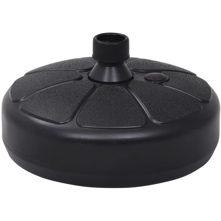 Päivänvarjon alusta, hiekka-/vesitäytteinen, 15 l, musta