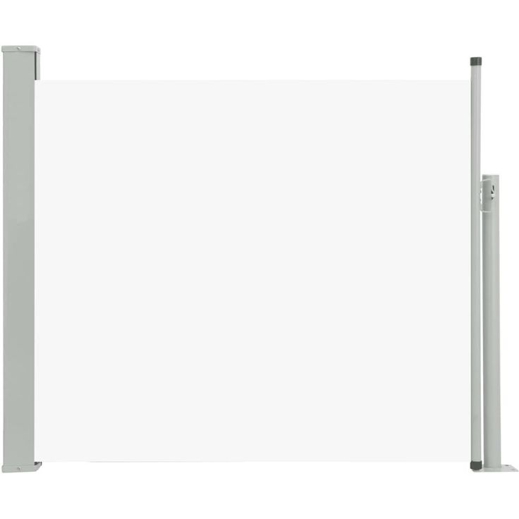 Sisäänvedettävä terassin sivumarkiisi, 100x300 cm, kerma