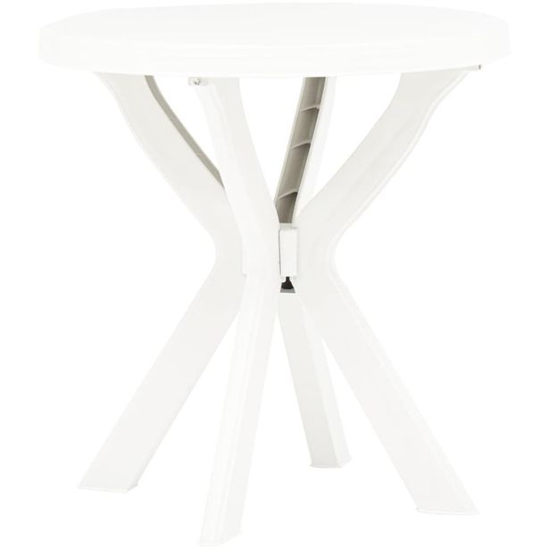Bistropöytä valkoinen 70 cm muovi_1