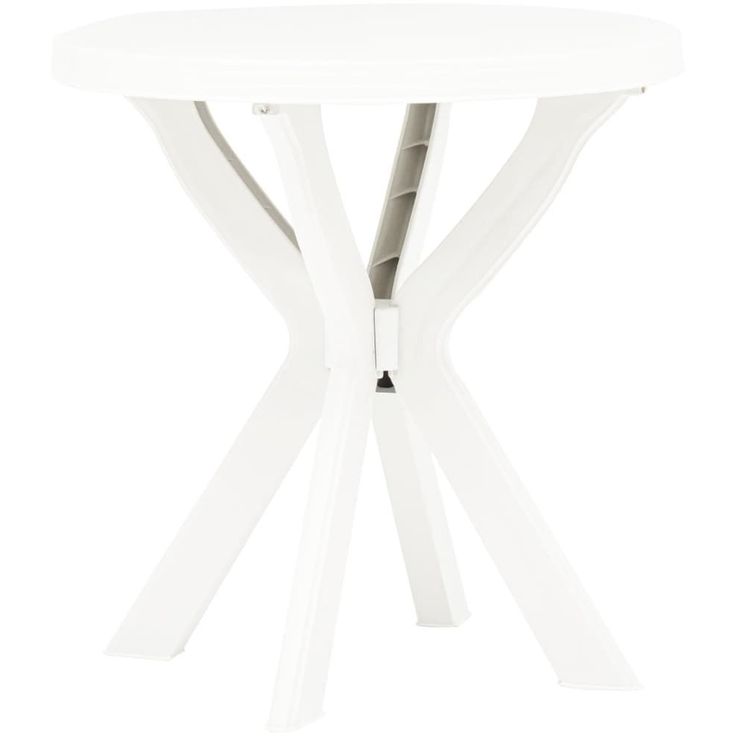Bistropöytä valkoinen 70 cm muovi_1