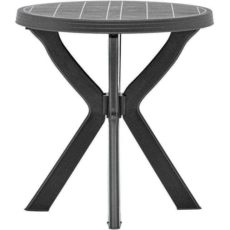 Bistropöytä antrasiitti 70 cm muovi_1