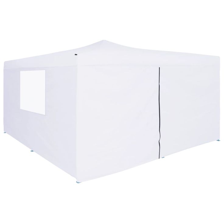 Paviljonki kokoontaittuva, 4 sivuseinää, 5x5m, valkoinen