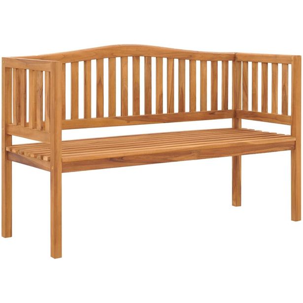 Puutarhapenkki, 150x53x95.5 cm, tiikki