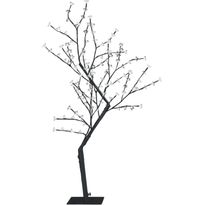 Valopuu, 128 sinistä LED-valoa, kirsikankukka, 120cm