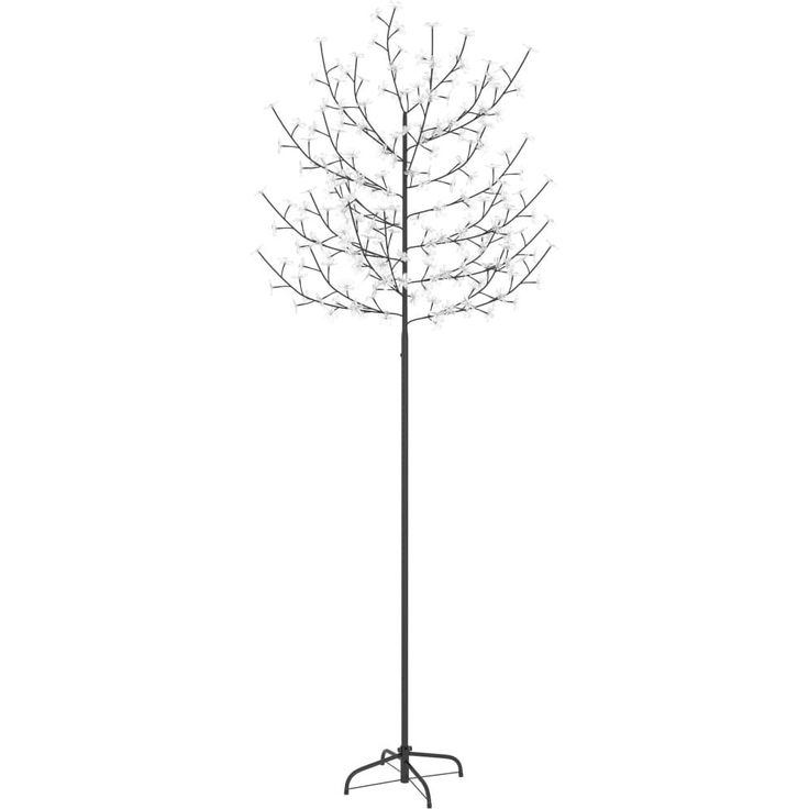Valopuu, 220 kylmän valkoista LED-valoa, kirsikankukka, 220cm