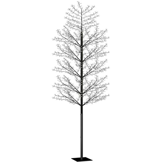 Valopuu, 2 000 sinistä LED-valoa, kirsikankukka, 500cm
