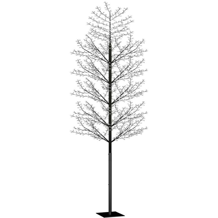 Valopuu, 2 000 sinistä LED-valoa, kirsikankukka, 500cm