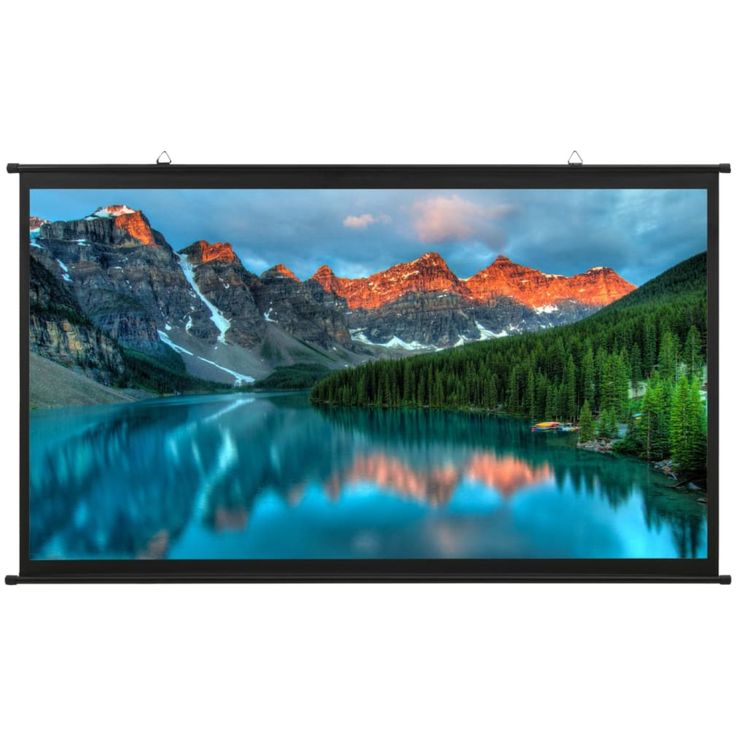 Valkokangas, 72", 16:9