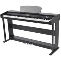 Sähköpiano FinePRICE, 88 kosketinta, pedaalit, melamiinilevy, musta