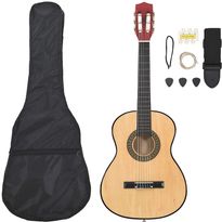 Klassinen kitara FinePRICE, 8-osainen setti, aloittelijalle, 3/4 36&quot;, laukku mukana, eri väreillä