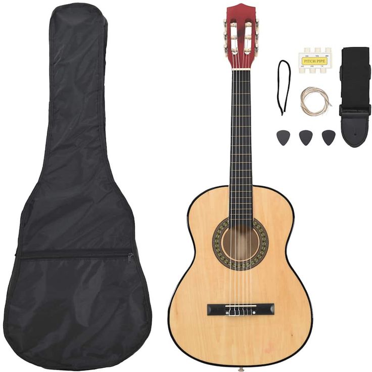Klassisen kitaran aloituspaketti fineprice 3/4, 8-osainen, 36"