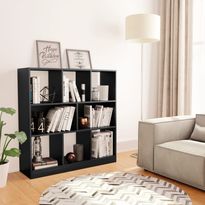 Kirjahylly musta 97,5x29,5x100 cm lastulevy