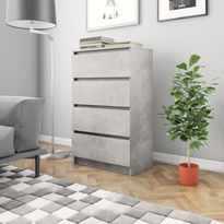 Senkki betoninharmaa 60x35x98,5 cm lastulevy