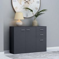 Senkki harmaa 105x30x75 cm lastulevy