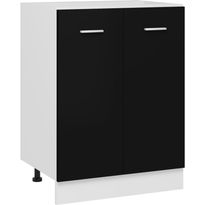 Alakaappi musta 60x46x81,5 cm lastulevy