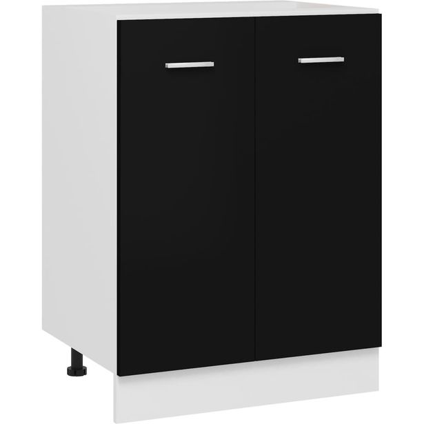 Alakaappi musta 60x46x81,5 cm lastulevy_1