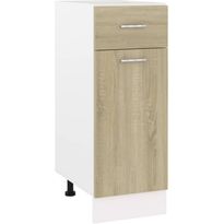 Alalipastokaappi sonoma-tammi 30x46x81,5 cm lastulevy