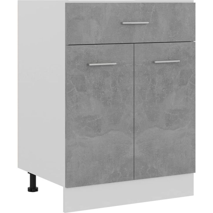 Alalipastokaappi betoninharmaa 60x46x81,5 cm lastulevy_1