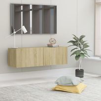 Tv-taso sonoma-tammi 100x30x30 cm lastulevy