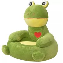 Lasten pehmotuoli sammakko vihreä