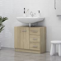 Allaskaappi sonoma tammi 63x30x54 cm lastulevy