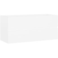 Allaskaappi, valkoinen, 100x38,5x45 cm, lastulevy, Verkkokaupan poistotuote