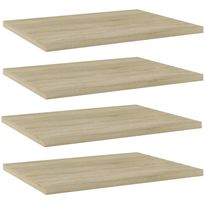 Hyllylevyt 4 kpl sonoma tammi 40x30x1,5 cm lastulevy