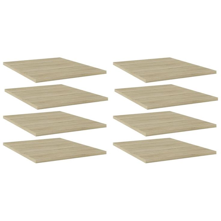 Kirjahyllytasot 8 kpl sonoma tammi 40x50x1,5 cm lastulevy_1