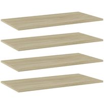 Hyllylevyt 4 kpl sonoma-tammi 80x40x1,5 cm lastulevy