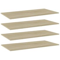 Hyllylevyt 4 kpl sonoma-tammi 100x50x1,5 cm lastulevy