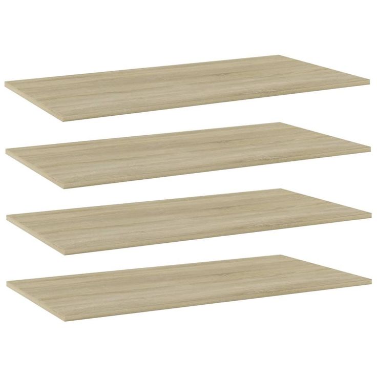 Kirjahyllytasot 4 kpl sonoma-tammi 100x50x1,5 cm lastulevy_1