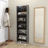 Kenkäkaappi FinePRICE, 60x18x90 cm, harmaa, 2 kpl