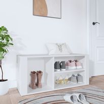 Kenkäkaappi FinePRICE, 100x35x45 cm, valkoinen