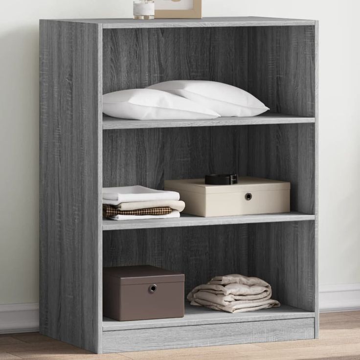 Vaatekaappi fineprice Sonoma, harmaa, 77x48x102 cm