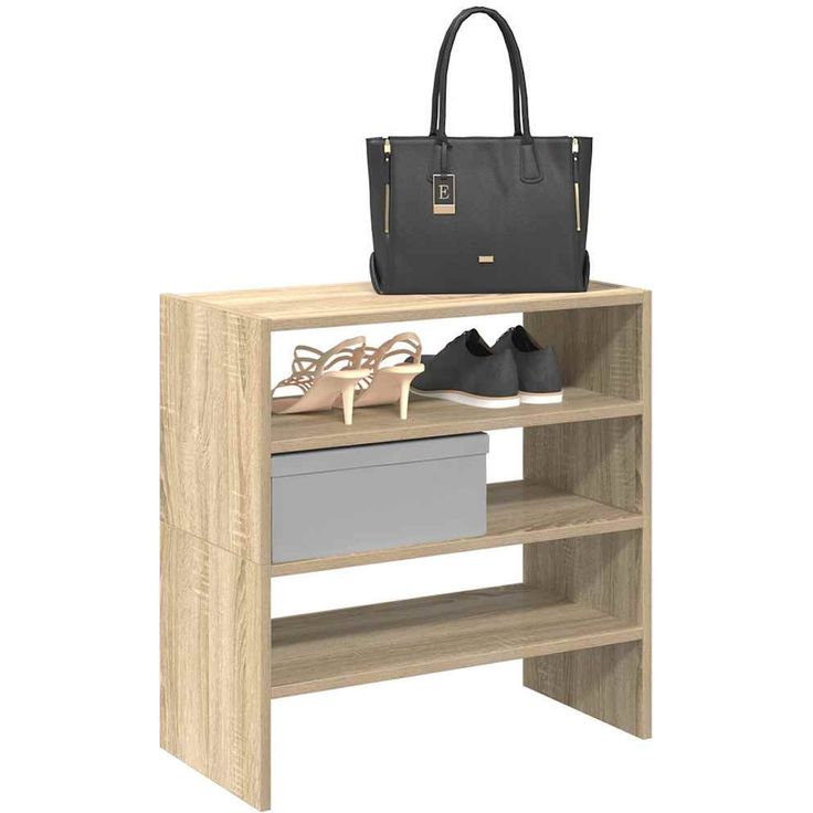 Pinottava kenkäteline fineprice Sonoma Oak, 2kpl, 60x30x30,5 cm