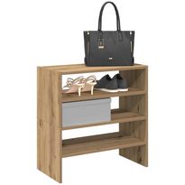 Kenkäteline FinePRICE Artisan Oak, 60 x 30 x 30,5 cm, pinottava, 2 kpl