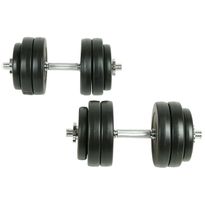 Käsipainosarja, 18-osainen, 30kg,