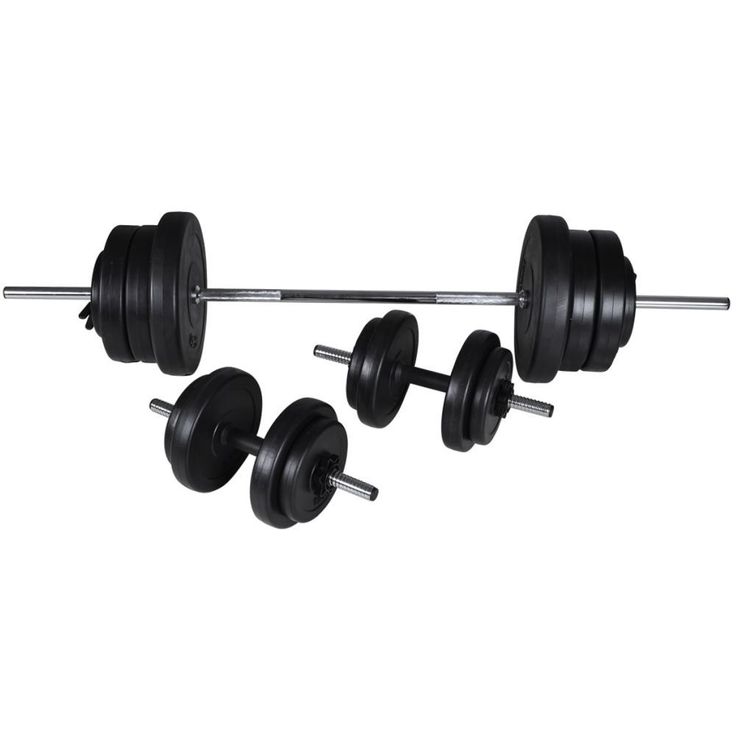 Käsi- ja levypainosarja, 60.5kg