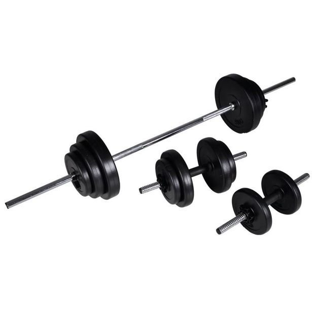 Käsi- ja levypainosarja, 30.5kg