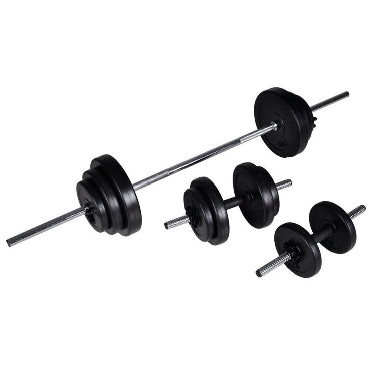 Käsi- ja levypainosarja, 30.5kg
