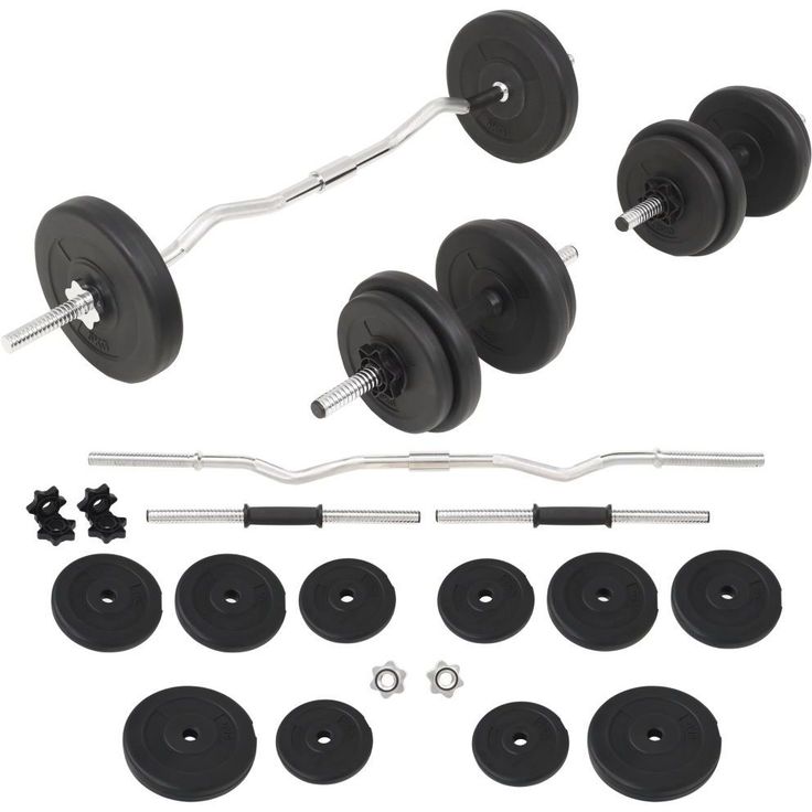 Käsi- ja levypainosarja, 30kg