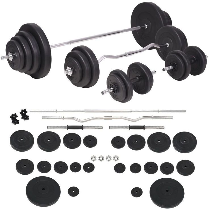 Käsi- ja levypainosarja, 120kg