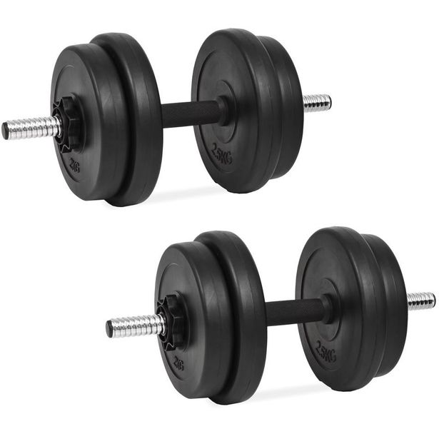 Käsipainosarja 20 kg, 14-osainen