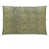 Naamiointiverkko säilytyslaukulla, 6x8m, vihreä