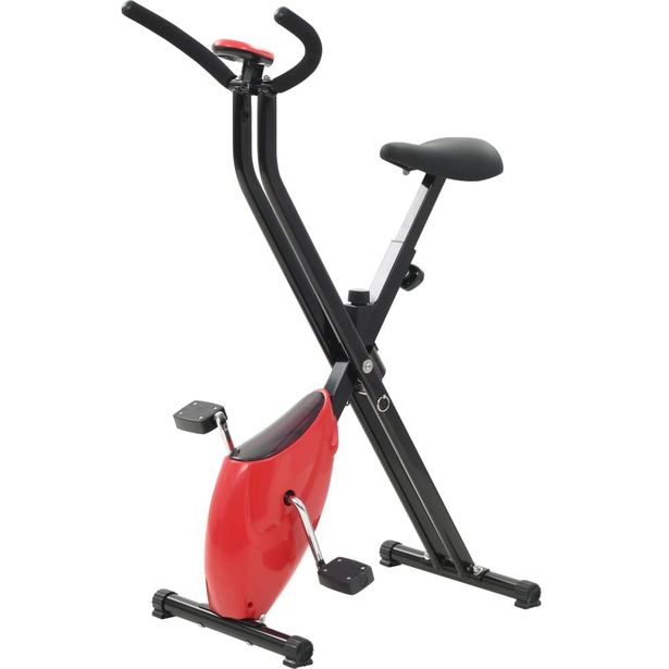 Kuntopyörä X-Bike, hihnavastuksella, punainen