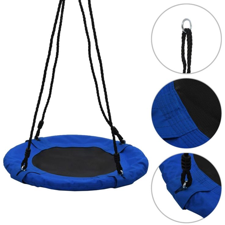 Keinu 60 cm, 100 kg, sininen