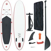 SUP-lautasetti, ilmatäytteinen, 360cm, punainen/valkoinen