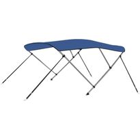 3-kaarinen bimini-kate, sininen, 183x140x137 cm