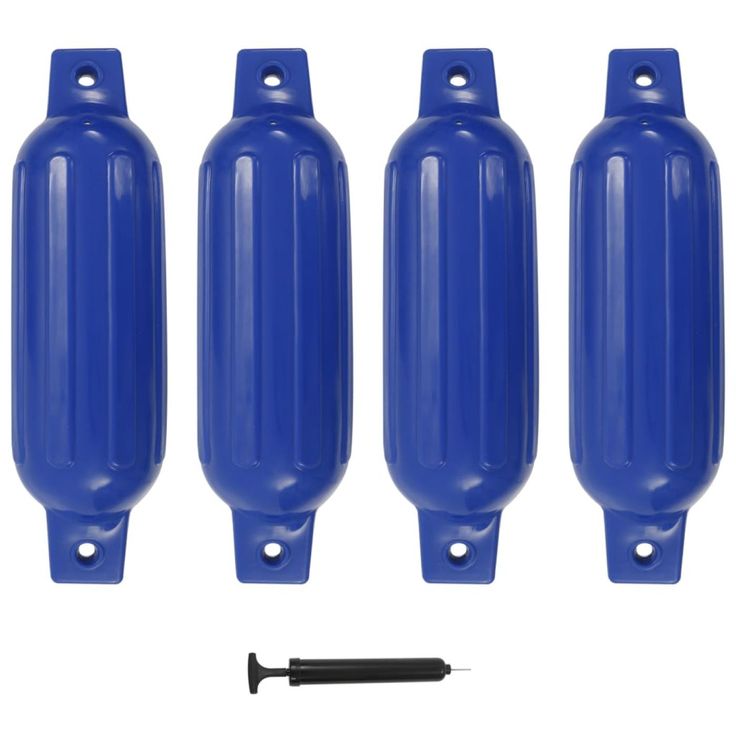 Veneen lepuuttaja, 4 kpl, sininen, 41x11,5 cm, PVC