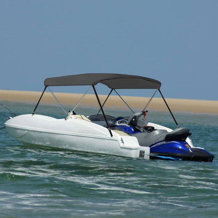 2-kaarinen bimini-kate, antrasiitti 180x130x110 cm